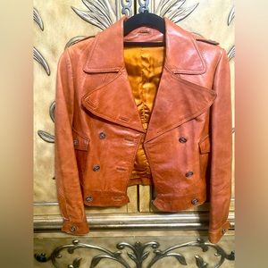 Vintage leather jacket- gorgeous!
